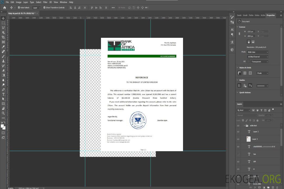 Ouganda , Bank of Africa , reference template Ouganda , Bank of Africa , reference template